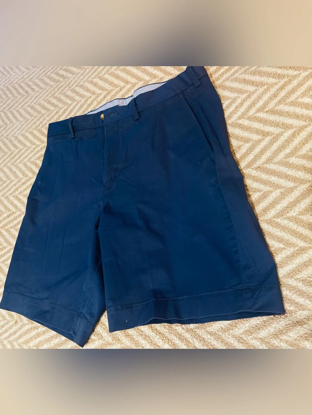 Polo by Ralph Lauren Navy Flat-Front Men’s Shorts